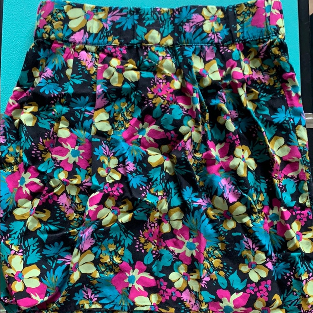 Frenchi Patterned Mini Skirt
